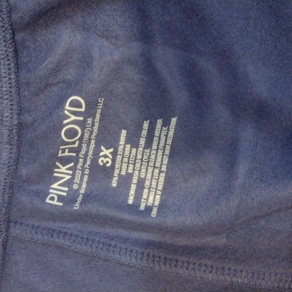 NWT pink Floyd wide leg sweat pants size 3X - Picture 5 of 9